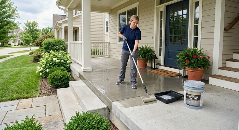 Stamped Concrete Sealing in Gig Harbor, WA